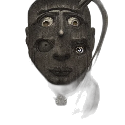 mask, face, staff, robot transparent PNG cut-out