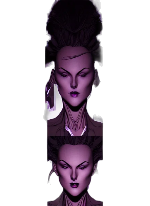 face, mask, concept art, cyberpunk transparent PNG cut-out