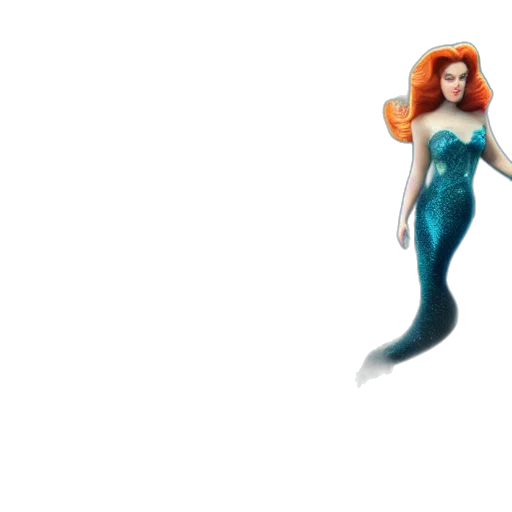 dress, creature, 3d render, concept art transparent PNG cut-out