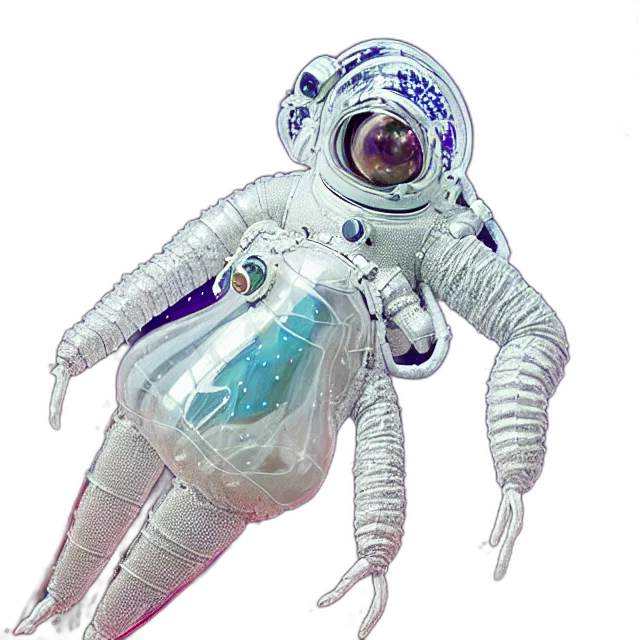 robot, staff, creature, mask transparent PNG cut-out