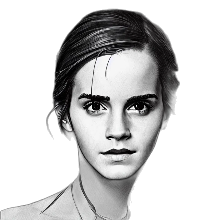 face, dress, mask, photorealistic, cartoon, pencil sketch, concept art, monochrome transparent PNG cut-out