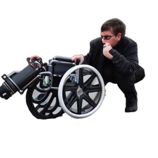 robot, weapon, staff, car transparent PNG cut-out