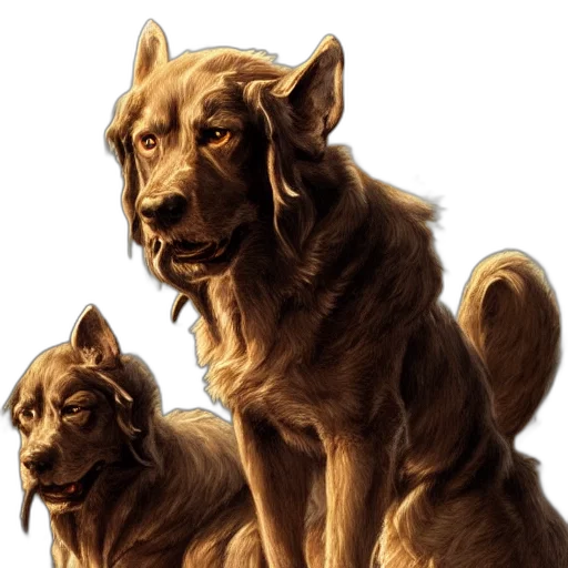 animal, staff, photorealistic, concept art transparent PNG cut-out