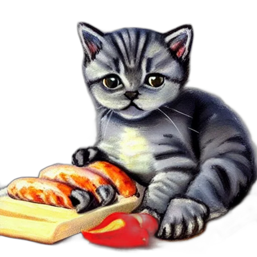 food, animal, photorealistic, concept art transparent PNG cut-out