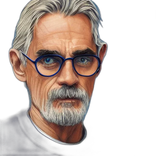 face, photorealistic, concept art, cartoon transparent PNG cut-out