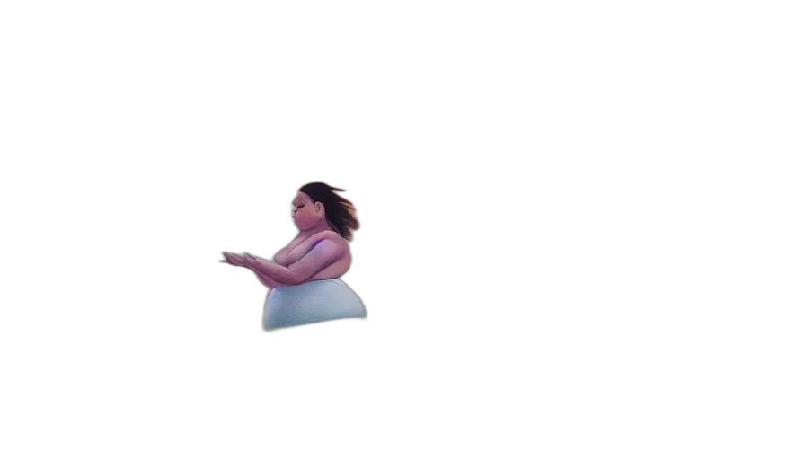 furniture, dress, hair, creature, 3d render, concept art, vaporwave, pixel art transparent PNG cut-out