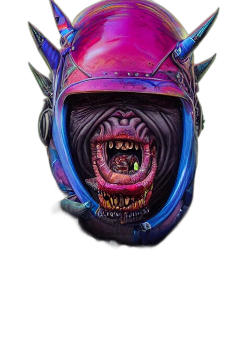 mask, face, creature, crown transparent PNG cut-out