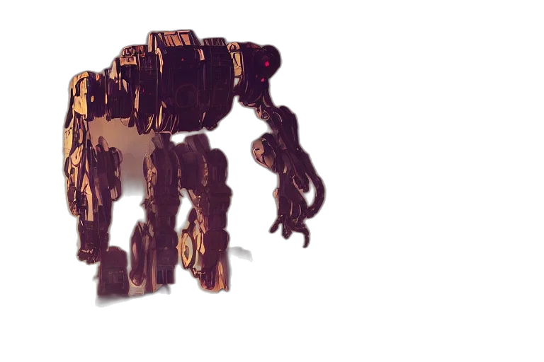 robot, creature, animal, dragon transparent PNG cut-out
