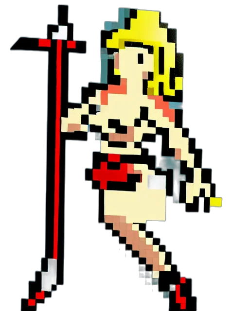sword, staff, weapon, dress transparent PNG cut-out