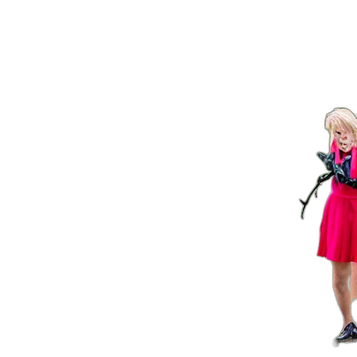 dress, weapon, jacket, robot, 3d render, concept art, pixel art, cartoon transparent PNG cut-out