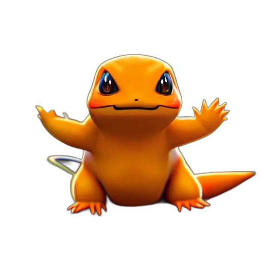 animal, dragon, creature, staff, pixel art, concept art, 3d render, national transparent PNG cut-out