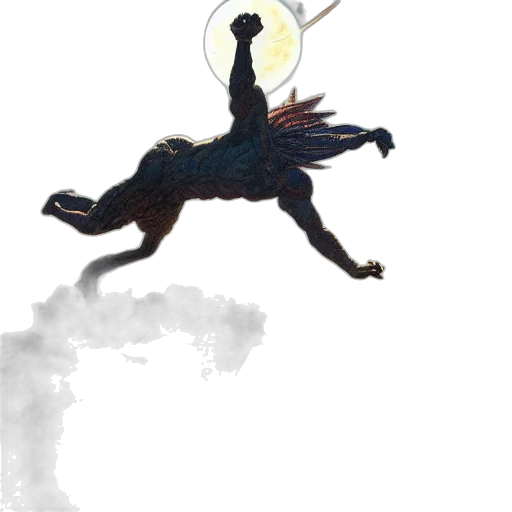 dragon, staff, creature, sword transparent PNG cut-out