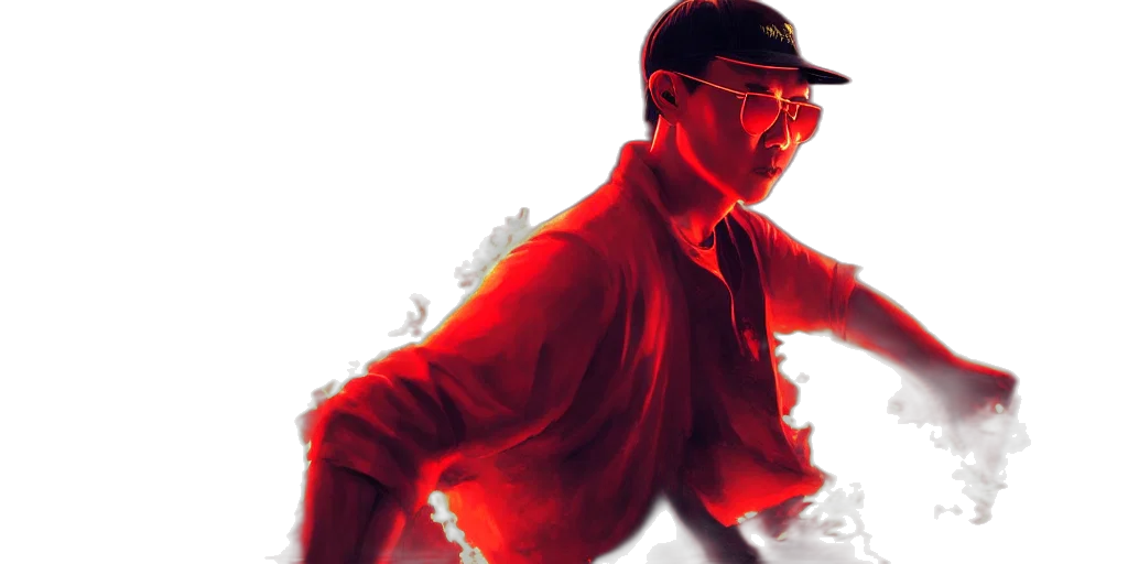 concept art, comic book art, photorealistic, cyberpunk transparent PNG cut-out
