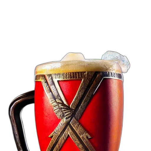 crown, weapon, bottle, sword, 3d render, photorealistic, concept art, fantasy art transparent PNG cut-out