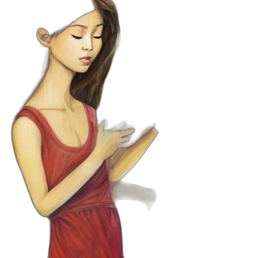 dress, jewelry, mask, hat, oil painting, watercolor, photorealistic, concept art transparent PNG cut-out