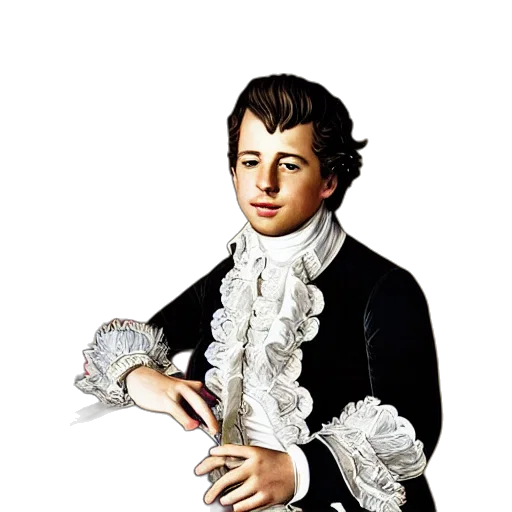 staff, face, jacket, jewelry, photorealistic, oil painting, concept art, 3d render transparent PNG cut-out