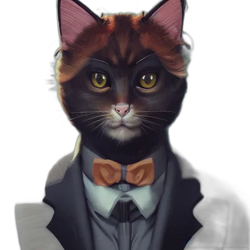staff, animal, concept art, photorealistic transparent PNG cut-out