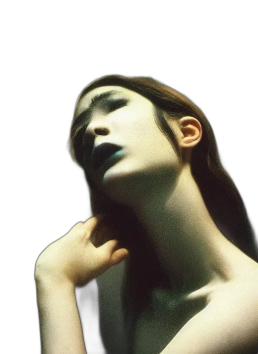 face, robot, mask, creature, photorealistic, 3d render, vaporwave, oil painting transparent PNG cut-out
