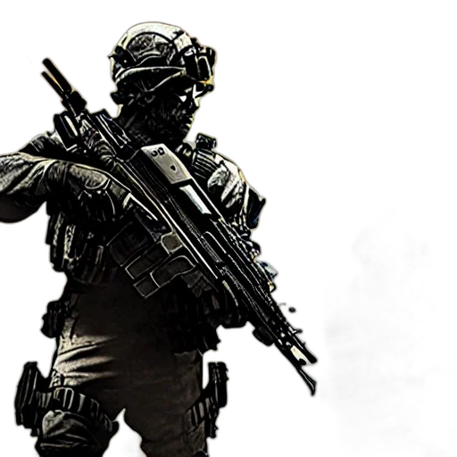 weapon, concept art, 3d render, pixel art transparent PNG cut-out