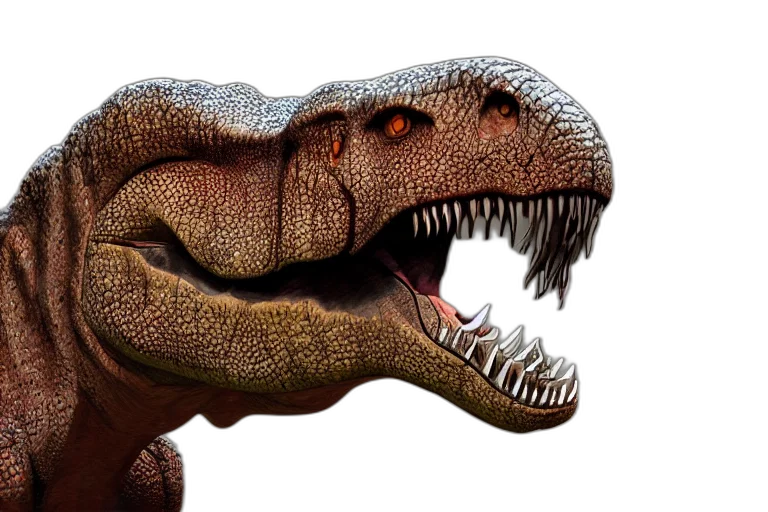 animal, creature, dragon, photorealistic, 3d render, concept art, rex, tyrannosaurus transparent PNG cut-out