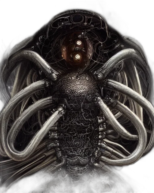 hair, creature, animal, crown, concept art, 3d render, photorealistic, fantasy art transparent PNG cut-out
