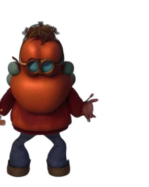 jacket, 3d render, concept art, cartoon transparent PNG cut-out