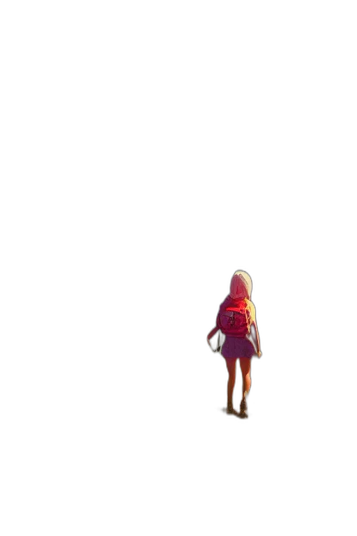 dress, jacket, robot, hair transparent PNG cut-out