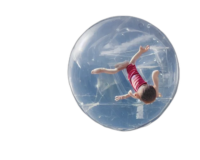 umbrella, photorealistic, 3d render, outer space transparent PNG cut-out
