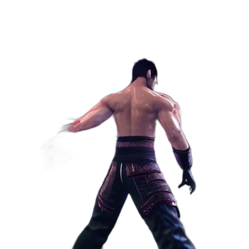 weapon, jacket, sword, staff, concept art, 3d render, photorealistic, cyberpunk transparent PNG cut-out