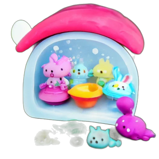 concept art, 3d render, photorealistic, underwater, pastel, lunch, bugs, sanrio transparent PNG cut-out