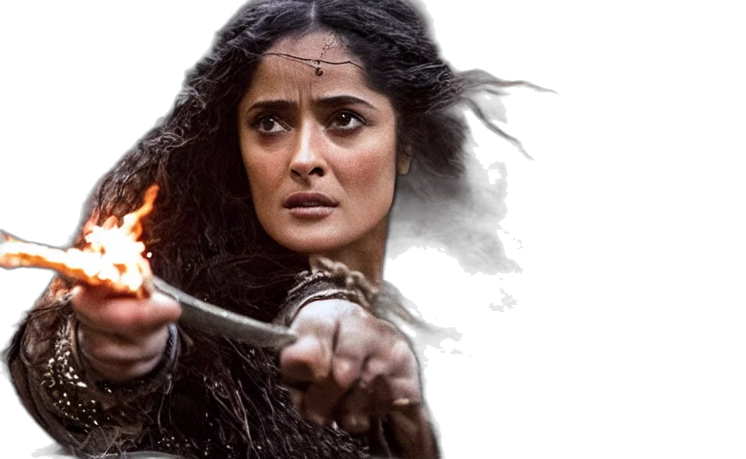 epic, photo, salma, hayek transparent PNG cut-out