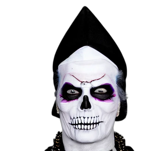 mask, face, staff, hat, concept art, 3d render, photography, papa transparent PNG cut-out