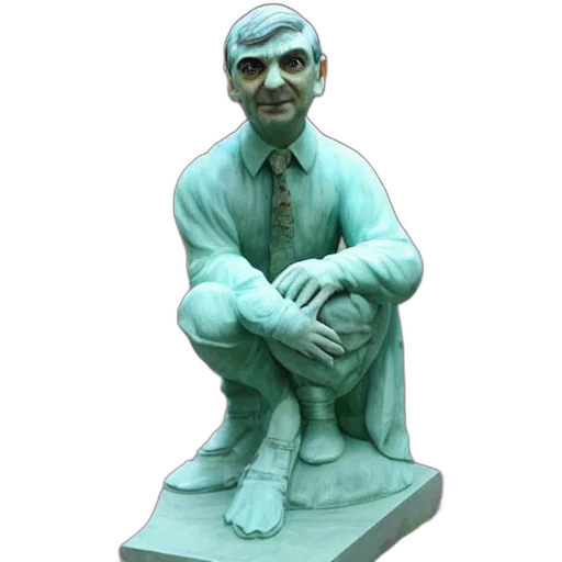 staff, 3d render, concept art, photorealistic, colored, marble, statue, bean transparent PNG cut-out
