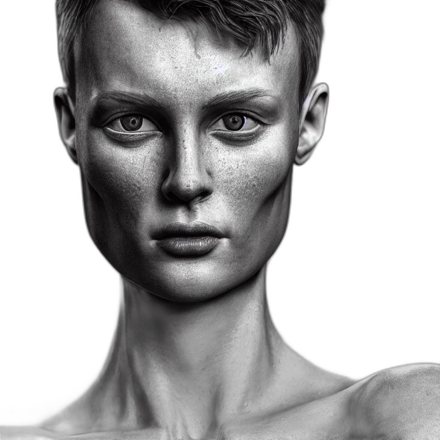 face, hair, robot, mask, photorealistic, pencil sketch, fantasy art, 3d render transparent PNG cut-out