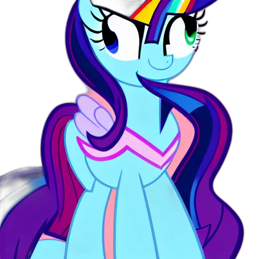 dress, staff, crown, vaporwave transparent PNG cut-out