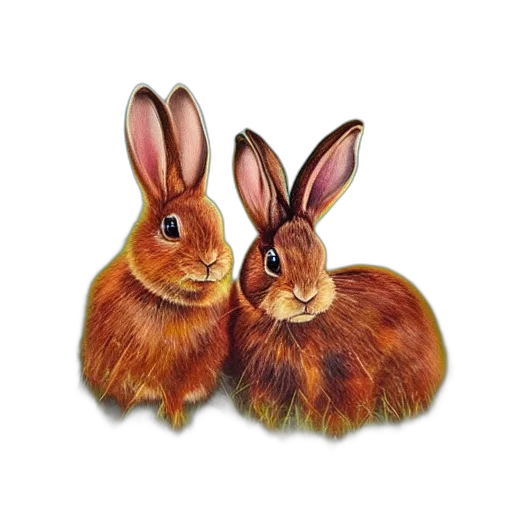 animal, hair, photorealistic, watercolor transparent PNG cut-out