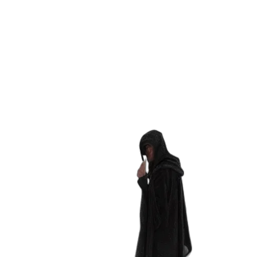 dress, jacket, staff, umbrella transparent PNG cut-out