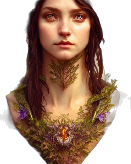 face, crown, jewelry, staff, fantasy art, concept art, photorealistic, pixel art transparent PNG cut-out
