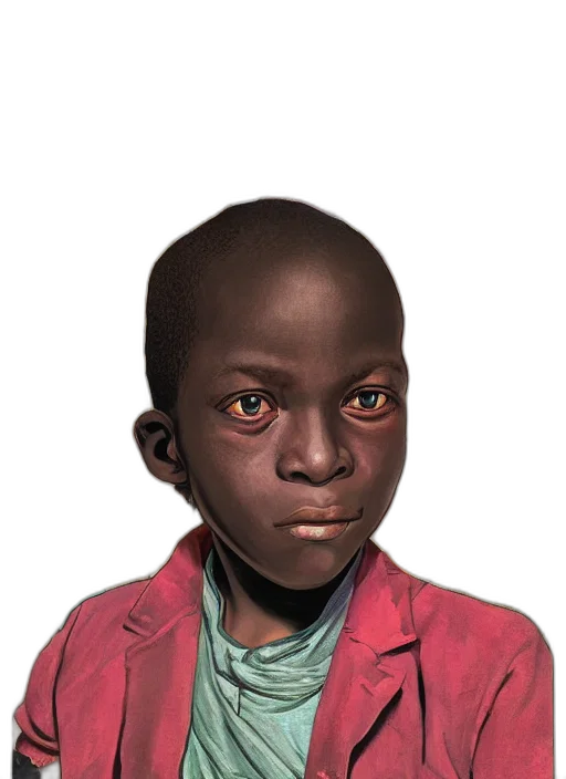 face, robot, jacket, animal, photorealistic, concept art, 3d render, cartoon transparent PNG cut-out