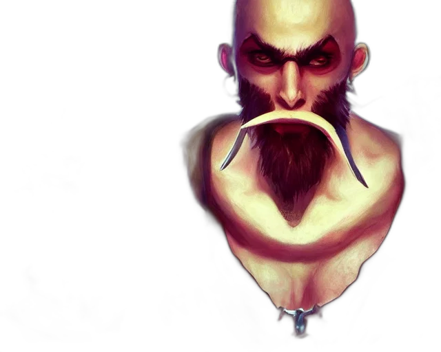 face, mask, concept art, fantasy art transparent PNG cut-out