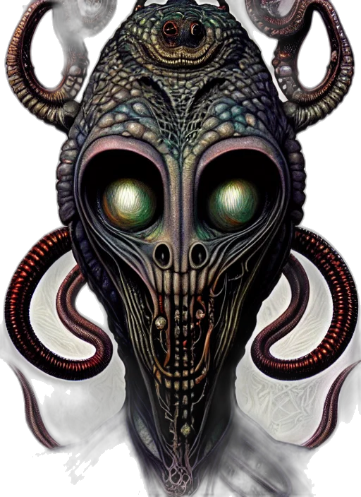 mask, creature, face, robot transparent PNG cut-out