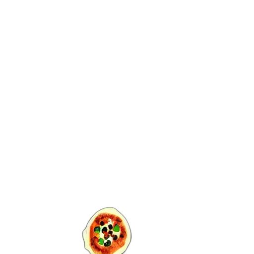 staff, food, umbrella, flower, pixel art, concept art, comic book art, colorful transparent PNG cut-out