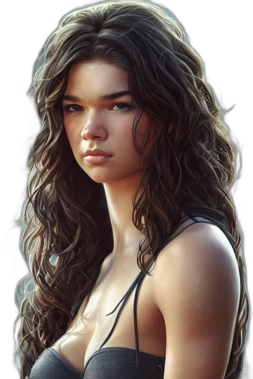 hair, face, jewelry, crown, photorealistic, fantasy art, oil painting, concept art transparent PNG cut-out