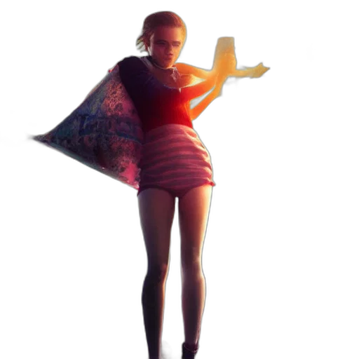 dress, jacket, umbrella, robot transparent PNG cut-out