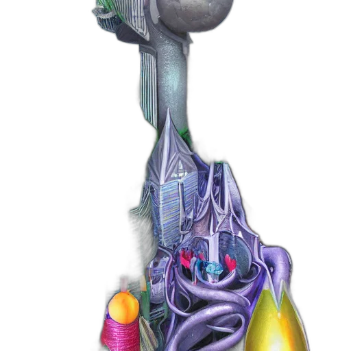 robot, staff, bottle, weapon transparent PNG cut-out