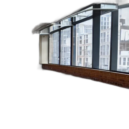 building, furniture, 3d render, photorealistic transparent PNG cut-out
