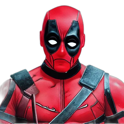 mask, face, 3d render, comic book art, concept art, photorealistic, red, dead transparent PNG cut-out