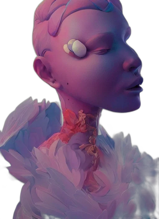 face, robot, mask, crown, concept art, fantasy art, photorealistic, cyberpunk transparent PNG cut-out