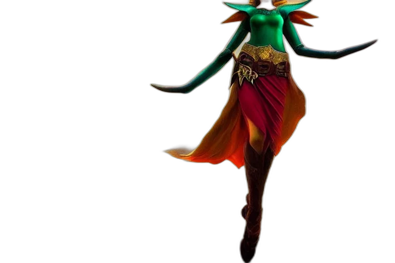 staff, mask, dragon, creature, concept art, fantasy art, 3d render, pixel art transparent PNG cut-out