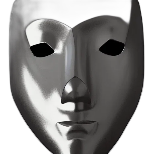 mask, face, crown, hat, photorealistic, concept art, 3d render, fantasy art transparent PNG cut-out
